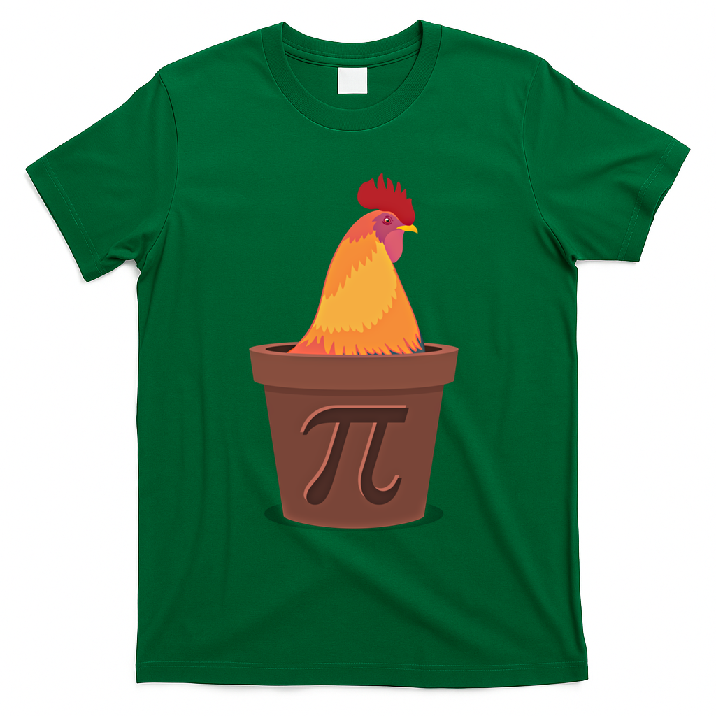 Chicken Pot Pie Pi Funny Math Cooking Gift T-Shirt
