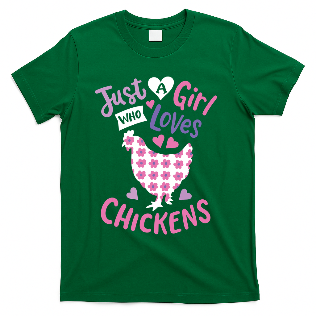 Who Loves Chickens Chicken Hen Love Cute T-Shirt