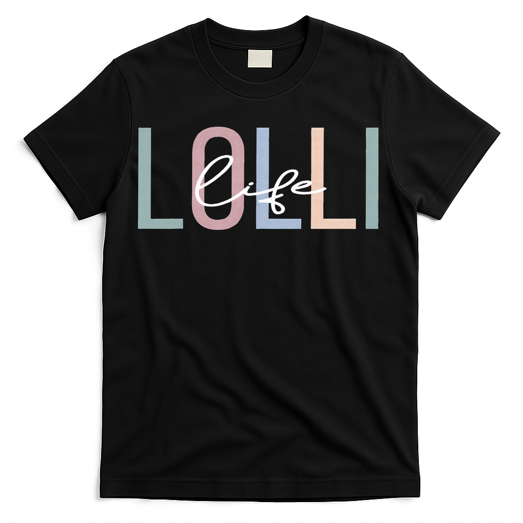 Lolli Life Lolli Grandma Boho Lolli Grandmother T-Shirt