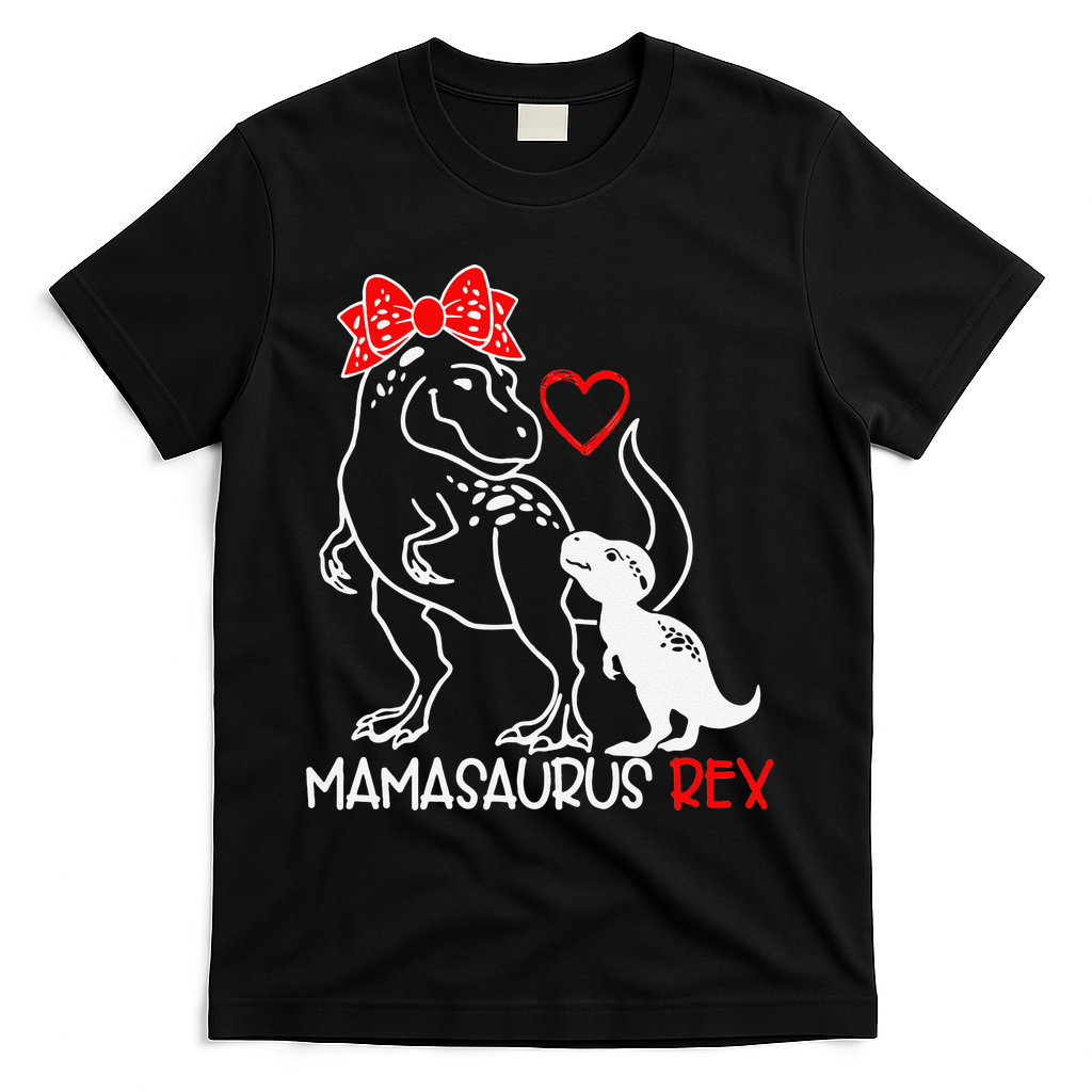 Womens Mamasaurus Dinosaur Funny Women's Costume T Rex Mother's Day T-Shirt