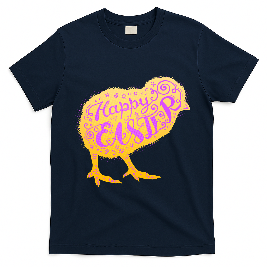 Funny Cute Happy Easter Chick T-Shirt