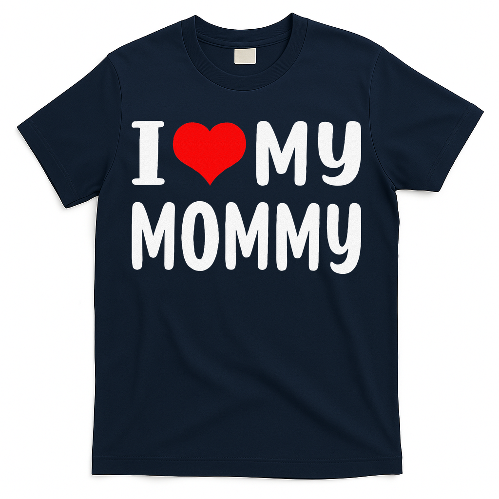 I Love My Mommy Funny Mothers Day Gifts For Mom Mama T-Shirt