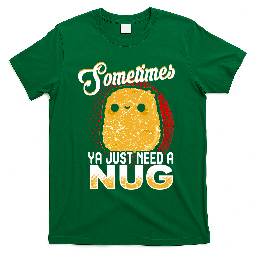 Funny Chicken Nugget Fast Food Cool Gift T-Shirt