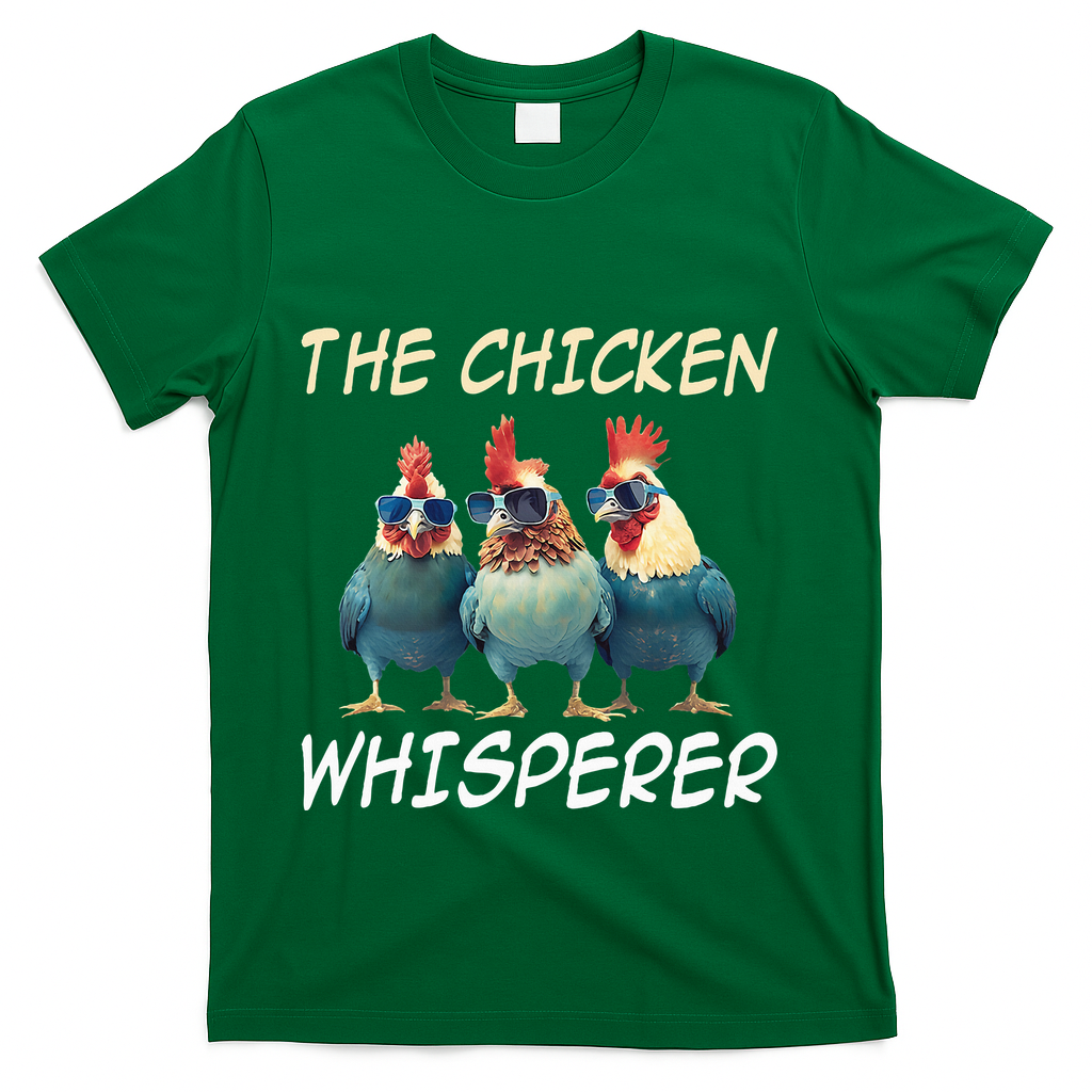 The Chicken Whisperer Retro Vintage Funny Chicken Farmer T-Shirt