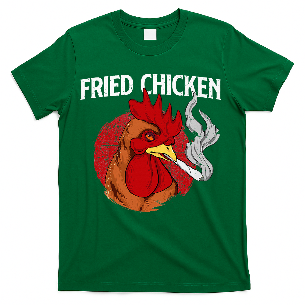 Fried Chicken Gangster Chickens Farm Owner Farmyard Farmer T-Shirt