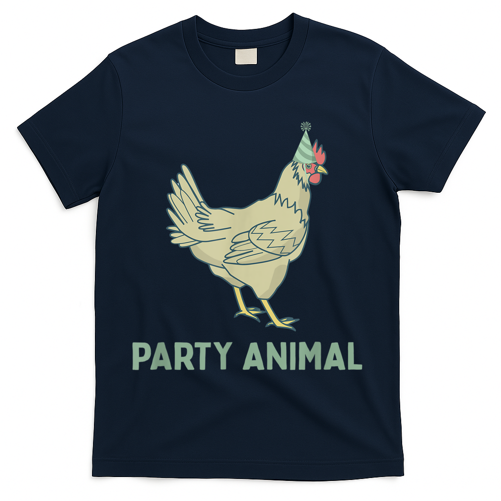 Party Animal Chicken Birthday, Chicken Birthday T-Shirt