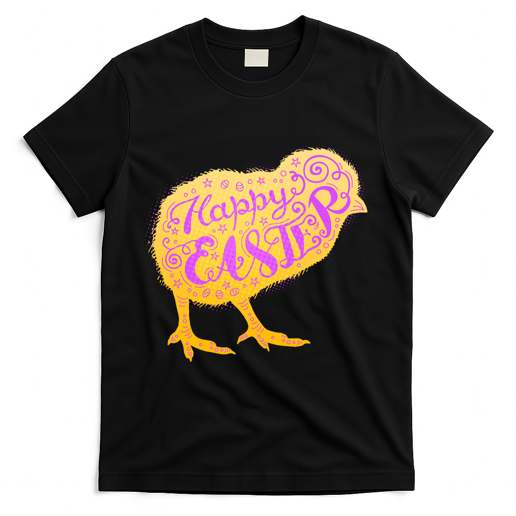 Funny Cute Happy Easter Chick T-Shirt