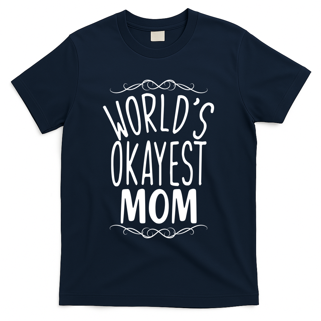 World's Okayest Mom T-Shirt
