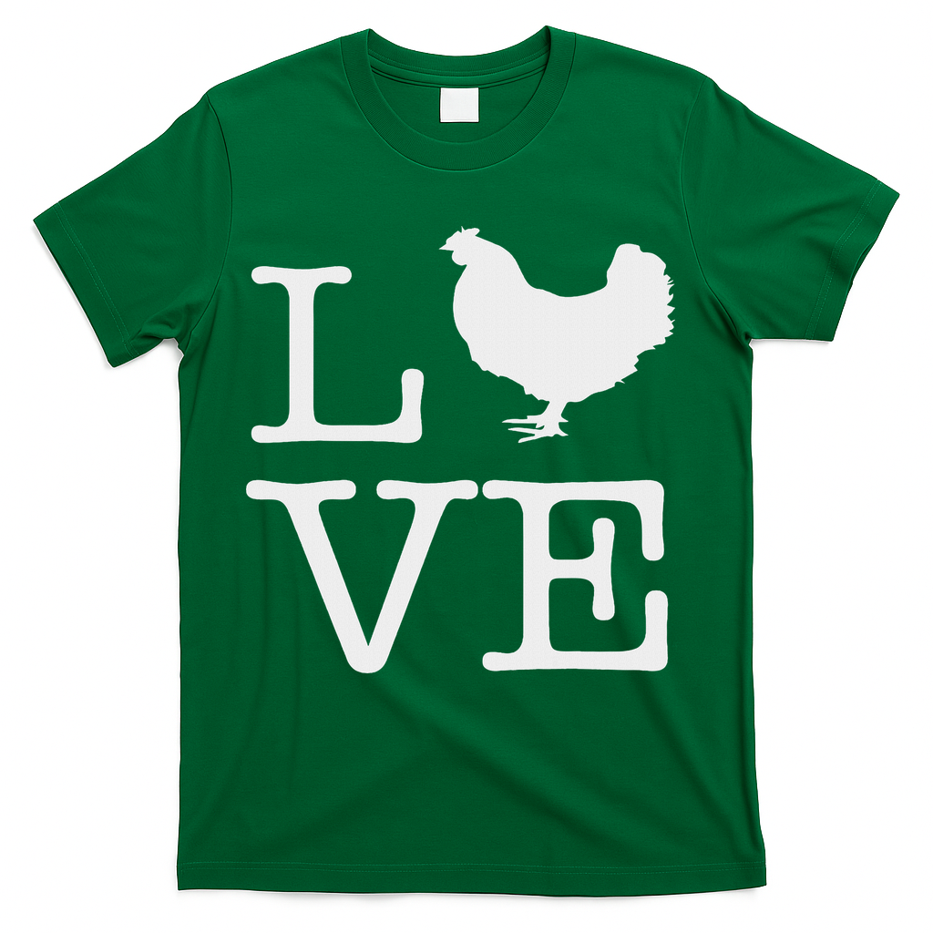 I Love Chickens Funny Chicken Lover Gift T-Shirt