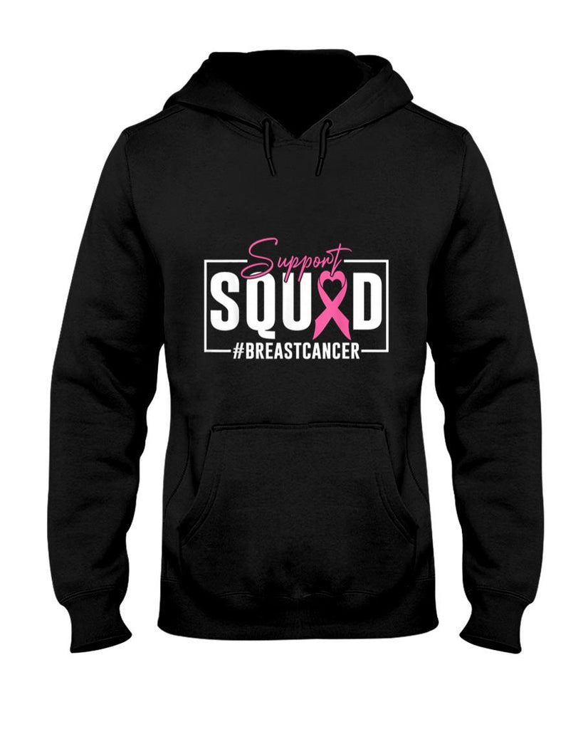 Support Squad Breast Cancer Awareness Pink Ribbon T-Shirt