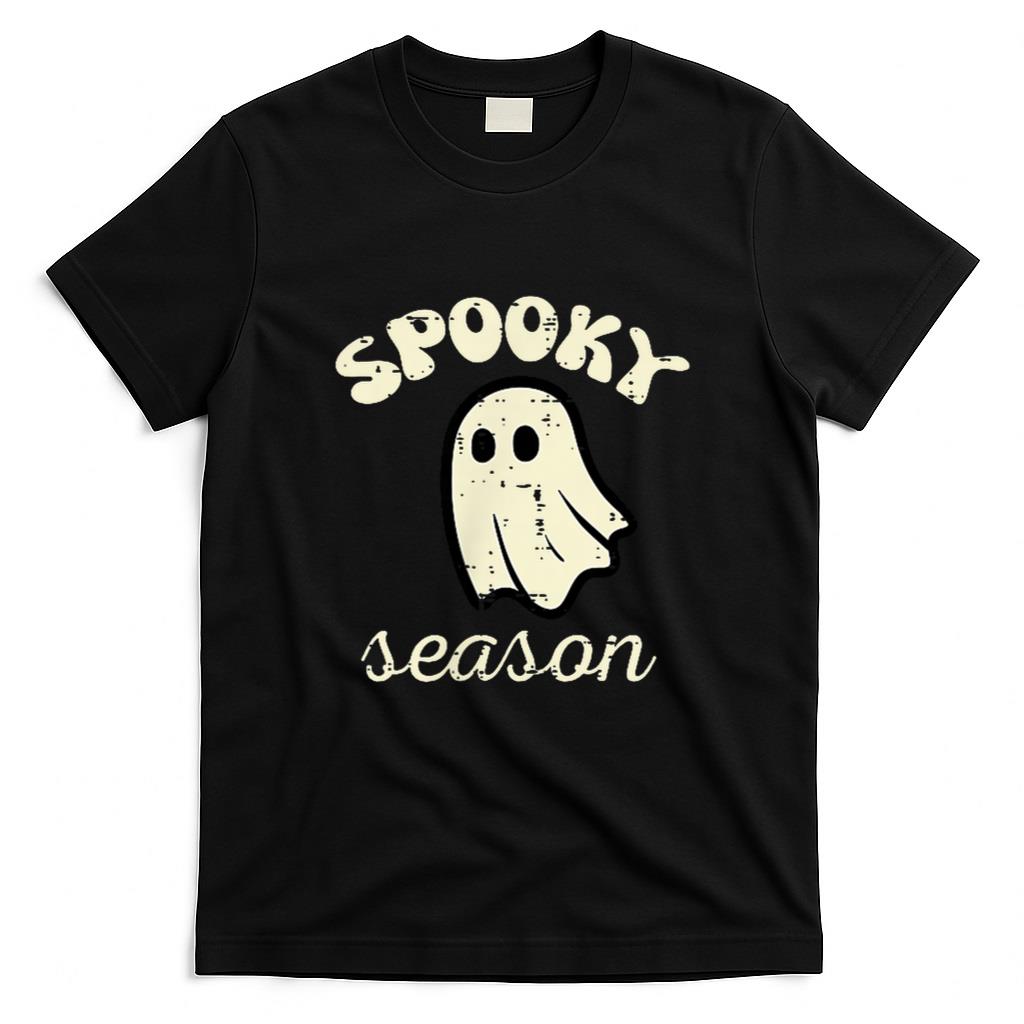 Halloween Shirt - Halloween Ghost Spooky Season Costume Pocket Men Women Kids T-Shirt