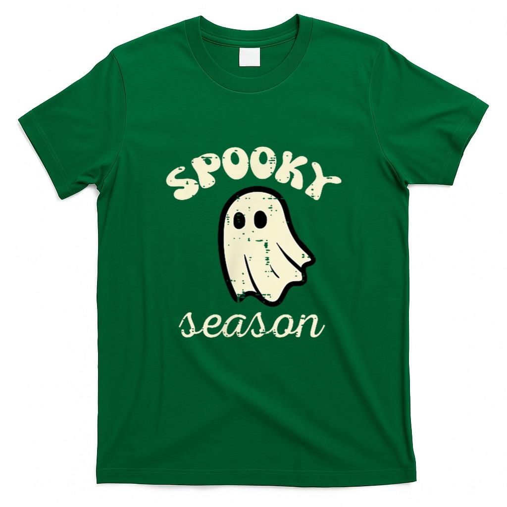 Halloween Shirt - Halloween Ghost Spooky Season Costume Pocket Men Women Kids T-Shirt