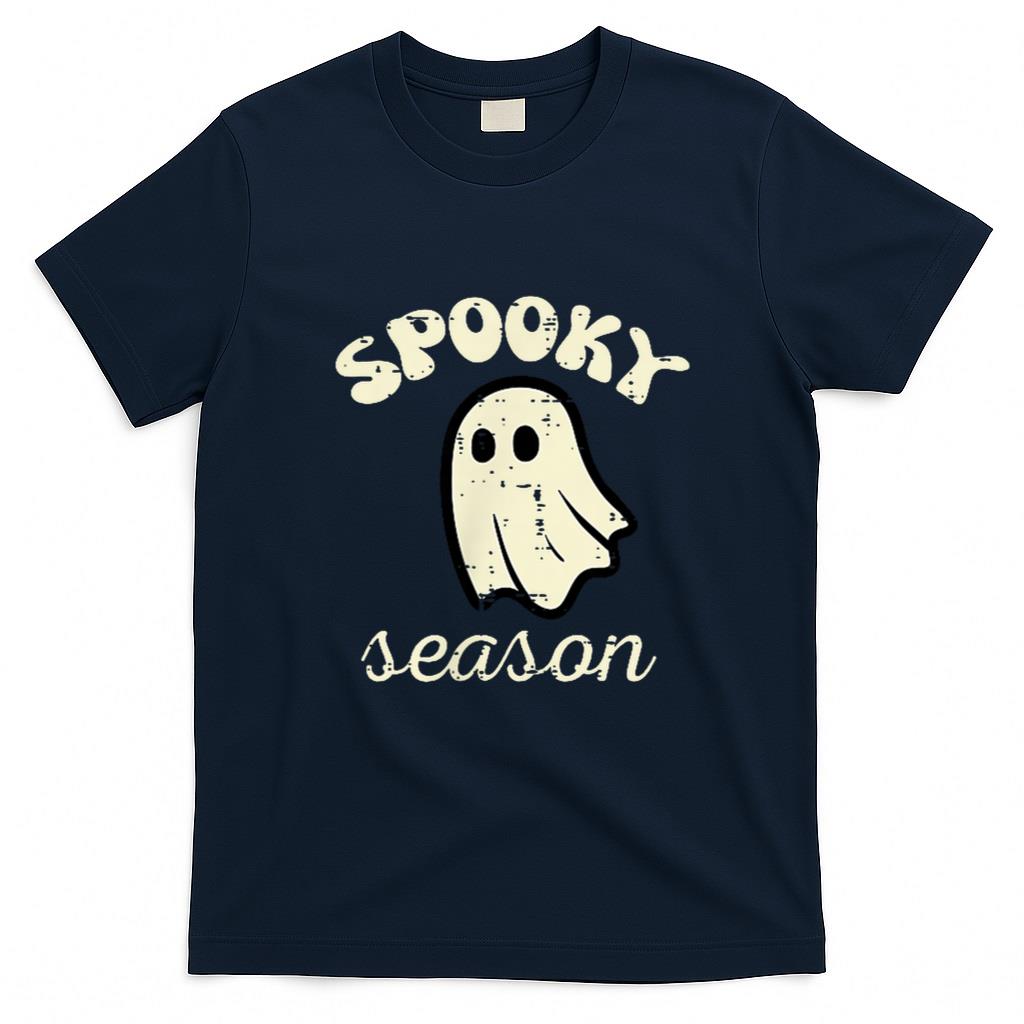 Halloween Shirt - Halloween Ghost Spooky Season Costume Pocket Men Women Kids T-Shirt