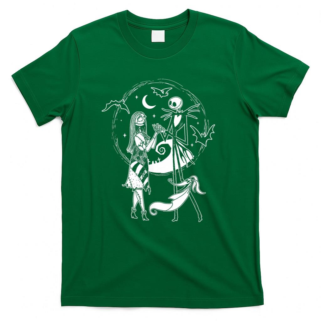 Nightmare Before Christmas - Jack Sally Zero T-Shirt
