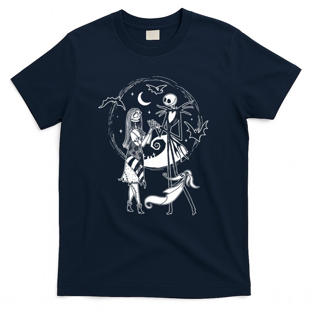 Nightmare Before Christmas - Jack Sally Zero T-Shirt