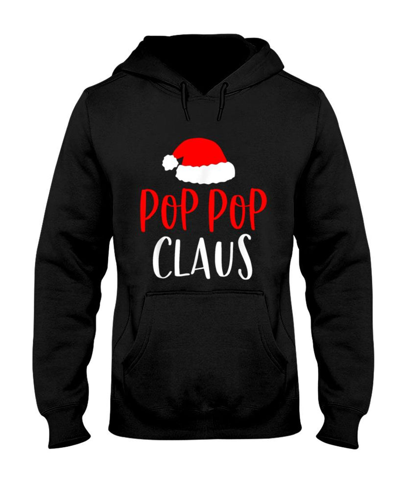 Pop Pop Claus Shirt Funny Christmas Pajamas PJs Grandpa Gift T-Shirt