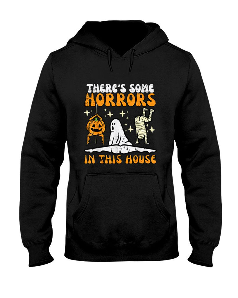 Halloween Shirt - There's Some Horrors In This House Funny Halloween Men Women T-Shirt