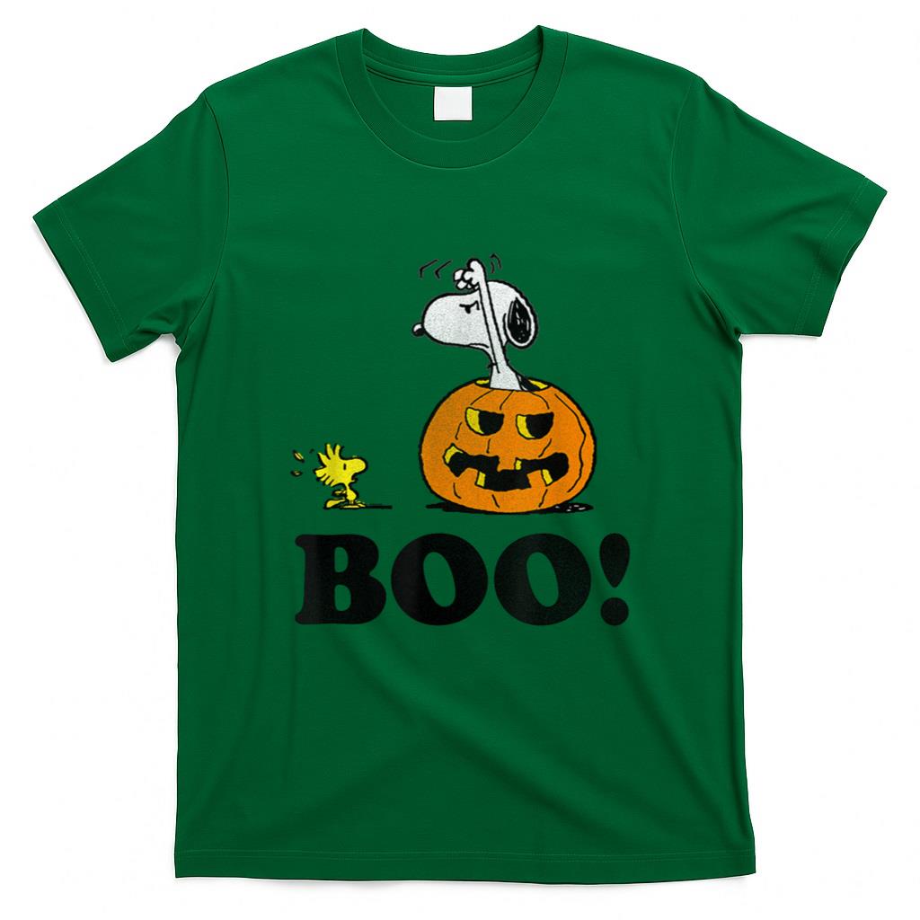Halloween Shirt - Peanuts Halloween Snoopy Woodstock BOO! T-Shirt