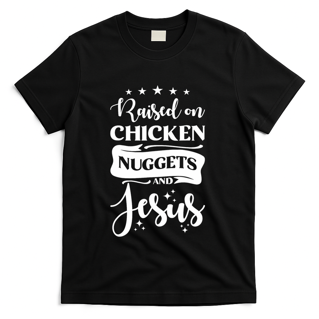 Raised On Chicken Nuggets And Jesus T-Shirt