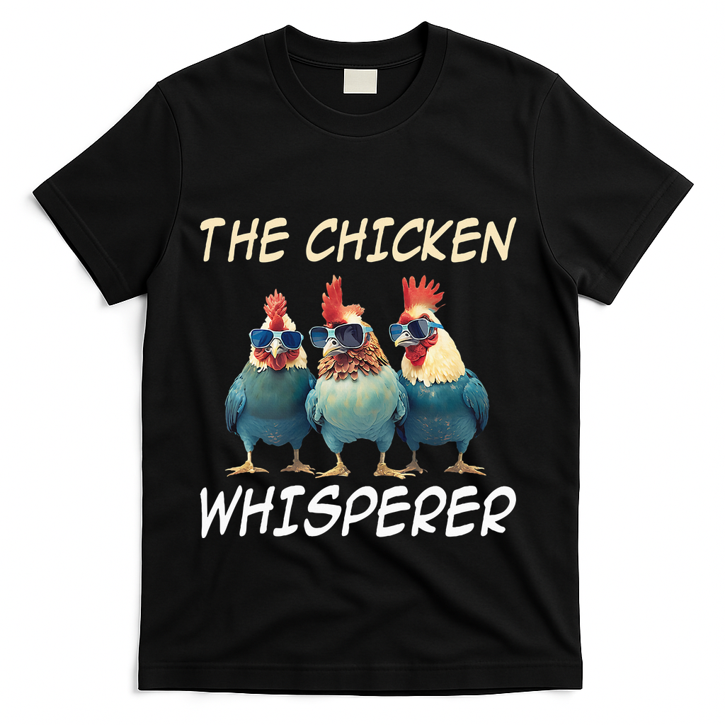 The Chicken Whisperer Retro Vintage Funny Chicken Farmer T-Shirt