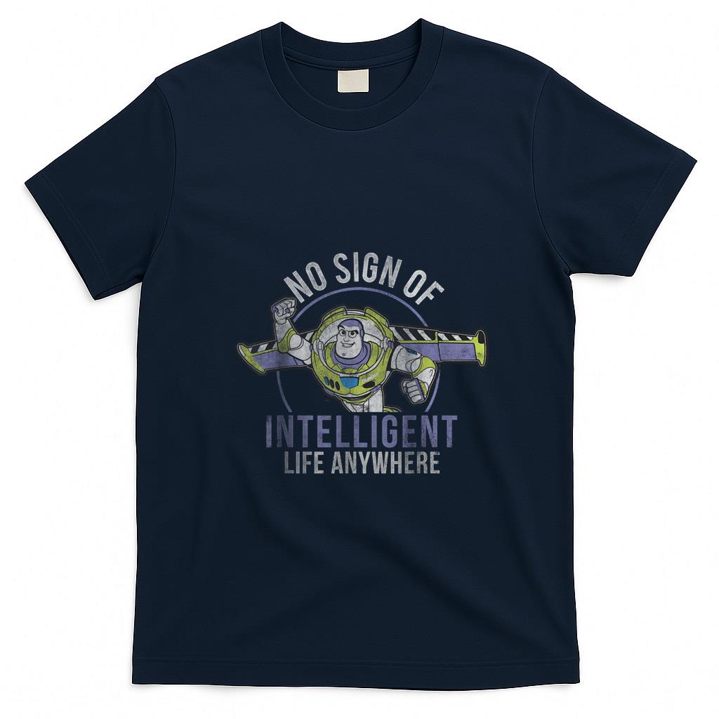 Funny Tees - Disney Pixar Toy Story Buzz Lightyear Intelligent Life T-Shirt