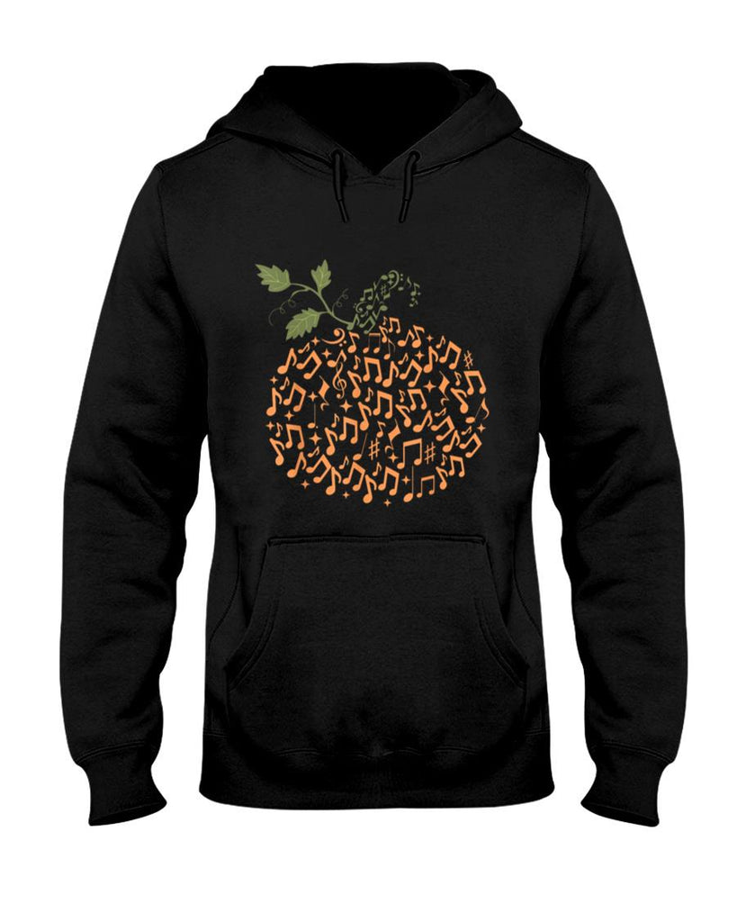 Music Notes Pumpkin Fall Music Teacher Autumn Halloween T-Shirt
