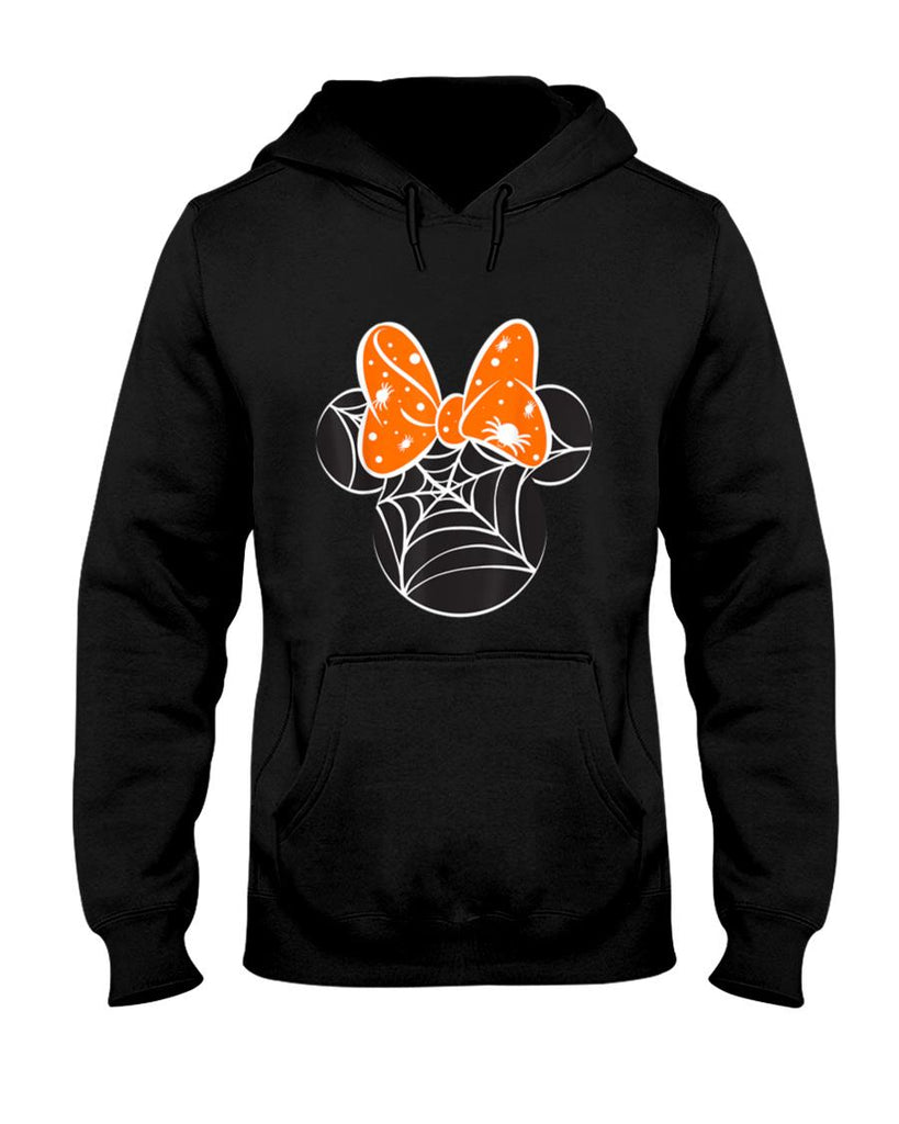 Halloween Shirt - Disney Mickey & Friends Halloween Minnie Spider Web Logo T-Shirt
