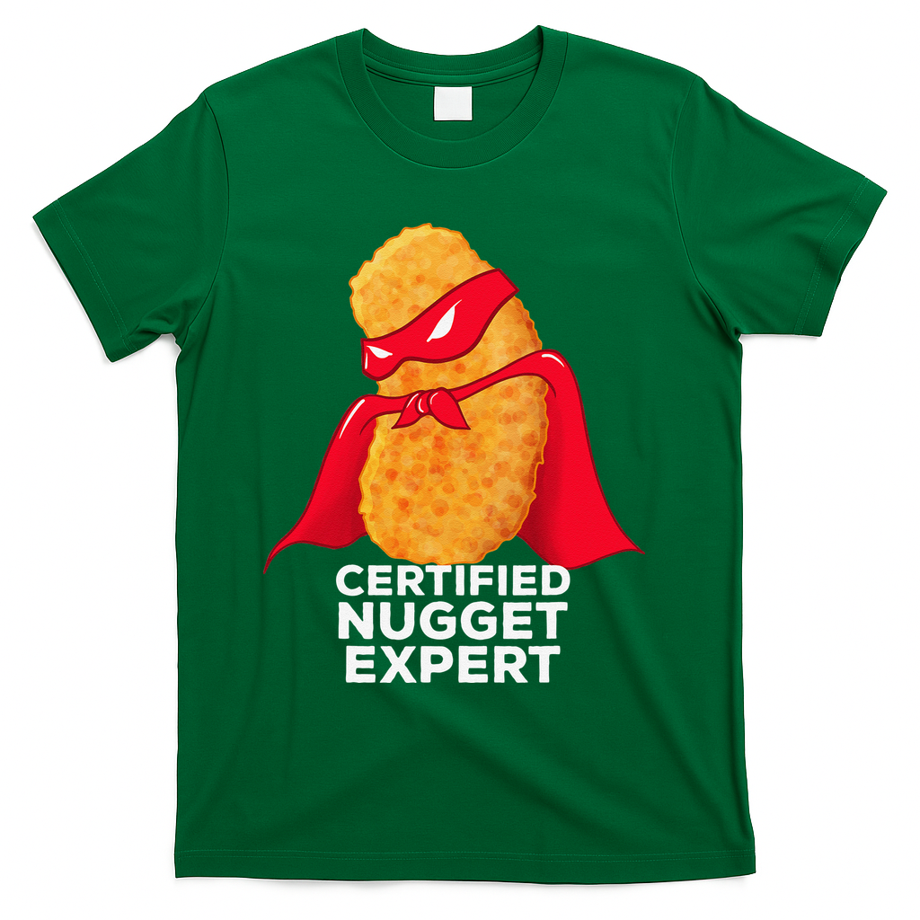 Chicken Nugget Certified Nugget Expert Halloween Costume T-Shirt