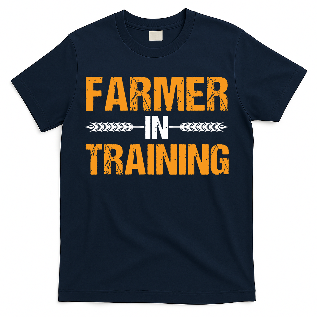 Funny Farmer In Training Apparel Farm Farming T-Shirt