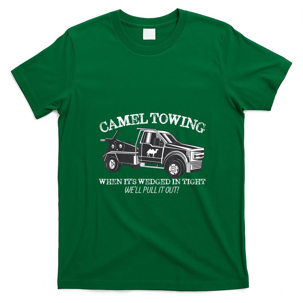Funny Tees - Camel Towing Inappropriate Humor Adult Humor Camel Towing T-Shirt