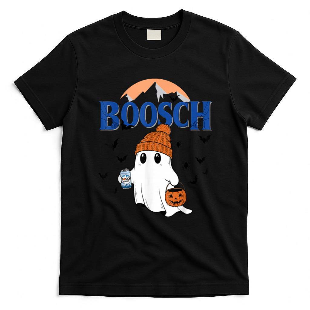Halloween Shirt - Funny Boo Ghost Halloween Beer Drinking Spooky Season Men T-Shirt