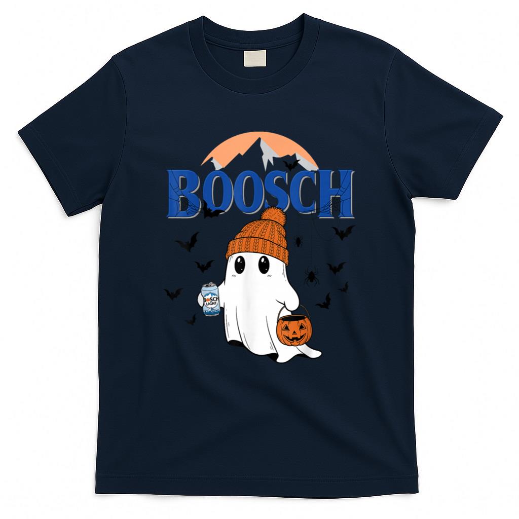 Halloween Shirt - Funny Boo Ghost Halloween Beer Drinking Spooky Season Men T-Shirt