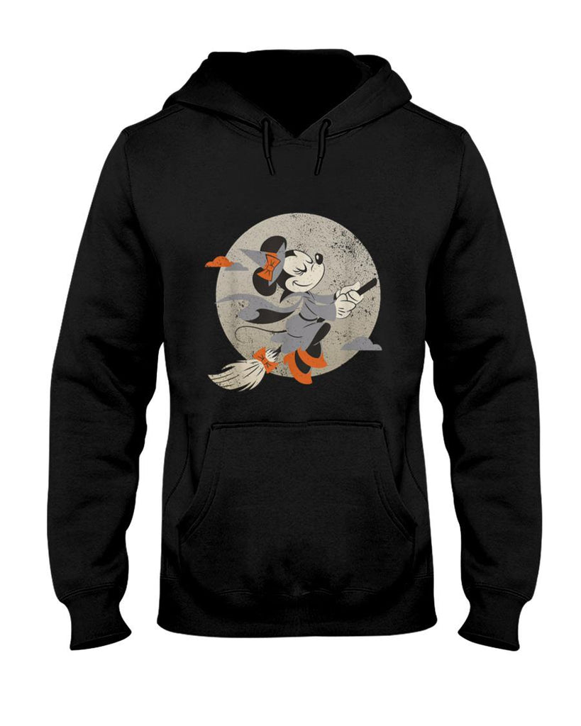 Halloween Shirt - Disney Minnie Mouse Flying Witch Costume Halloween T-Shirt
