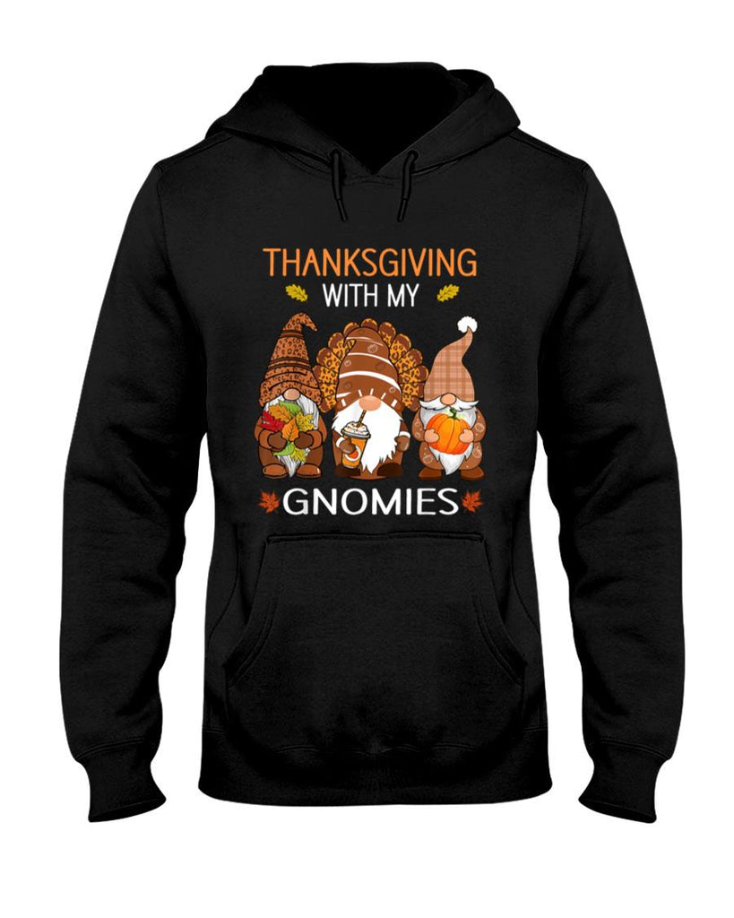 Thanksgiving women gnome fall leopard Turkey men girls T-Shirt
