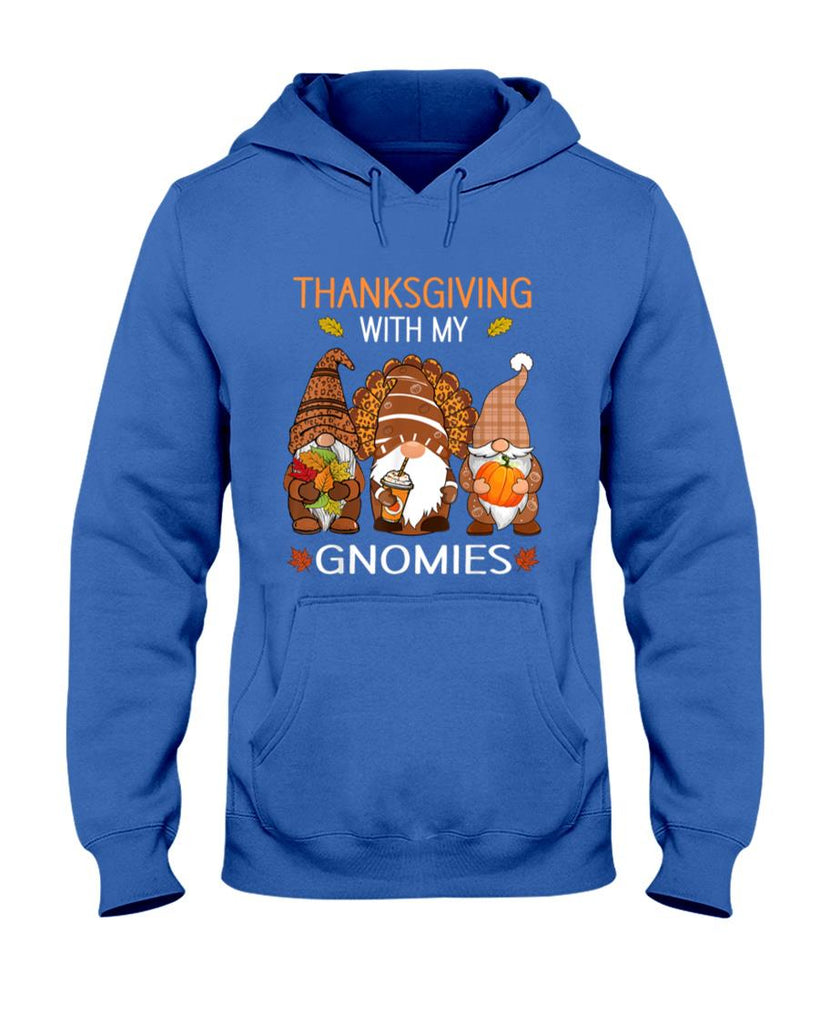 Thanksgiving women gnome fall leopard Turkey men girls T-Shirt