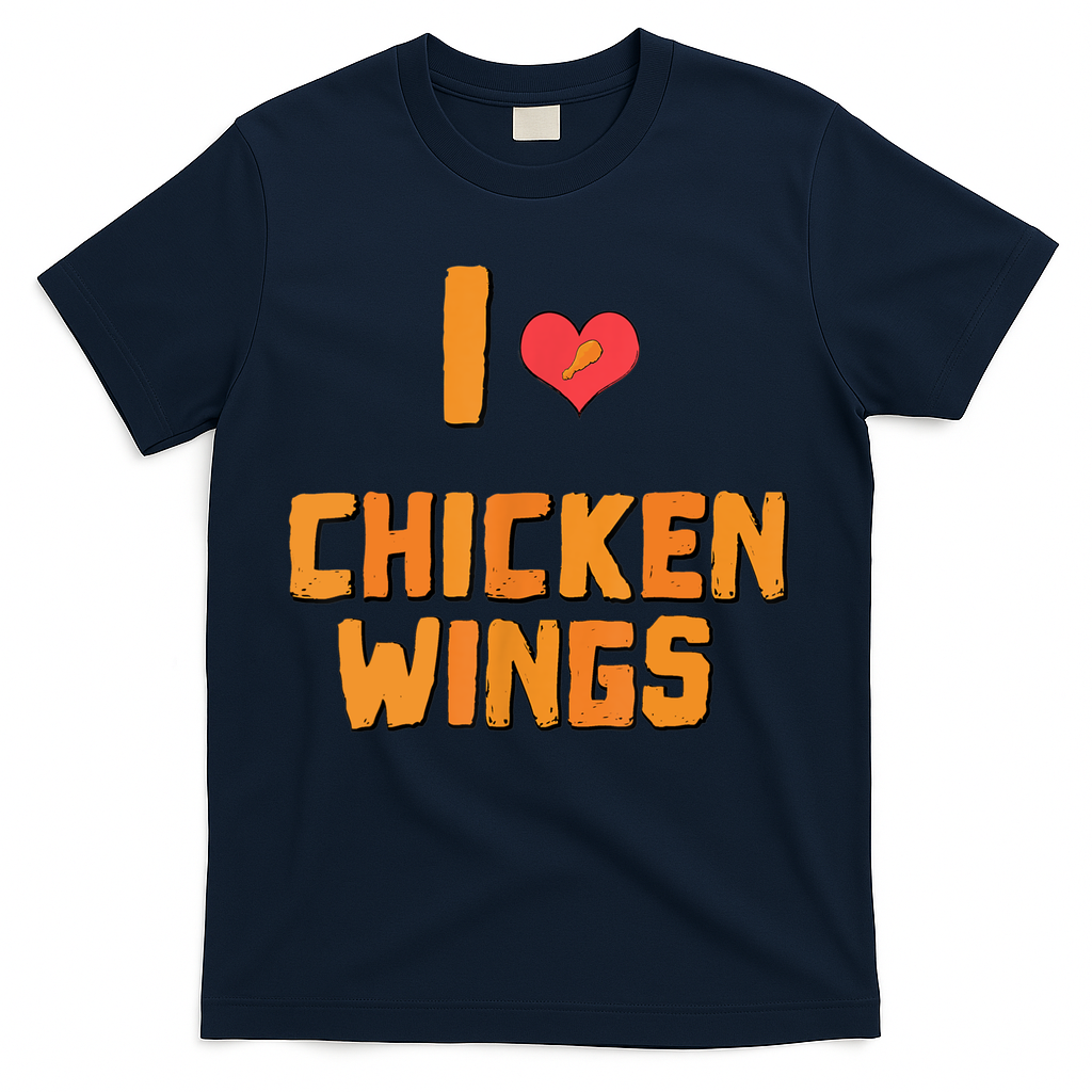 Funny I Love Chicken Wings Gift Fast Food Gift Gift T-Shirt