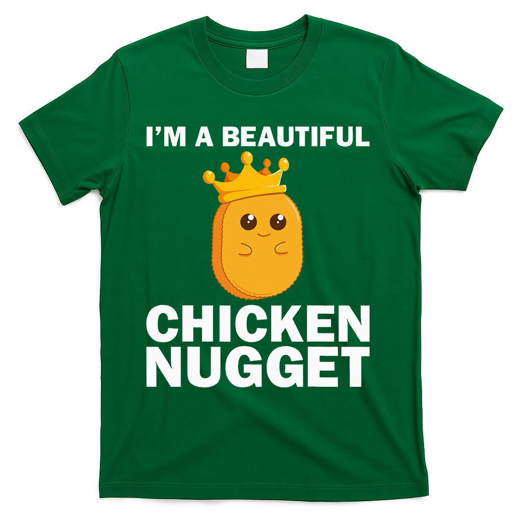 Cute Chicken Nugget Art Chicken Nugget Lover T-Shirt