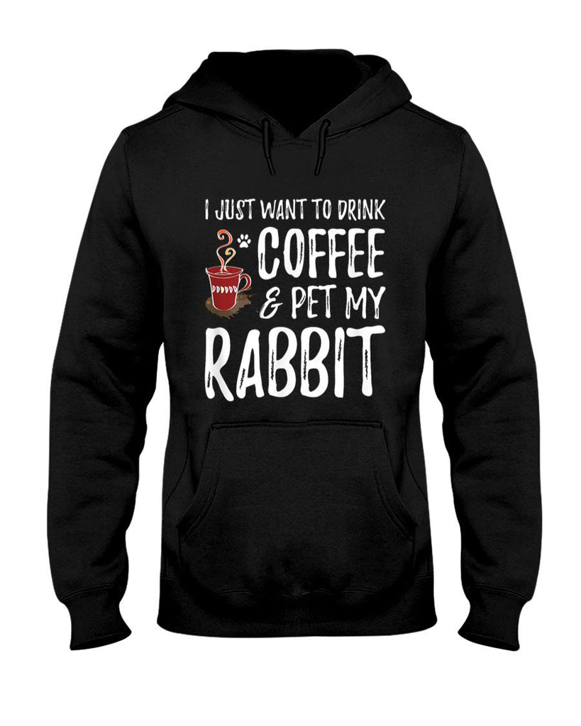 Pet Mom Halloween Shirt - Rabbit Lover Coffee T-Shirt Funny Bunny Mom Gift T-Shirt