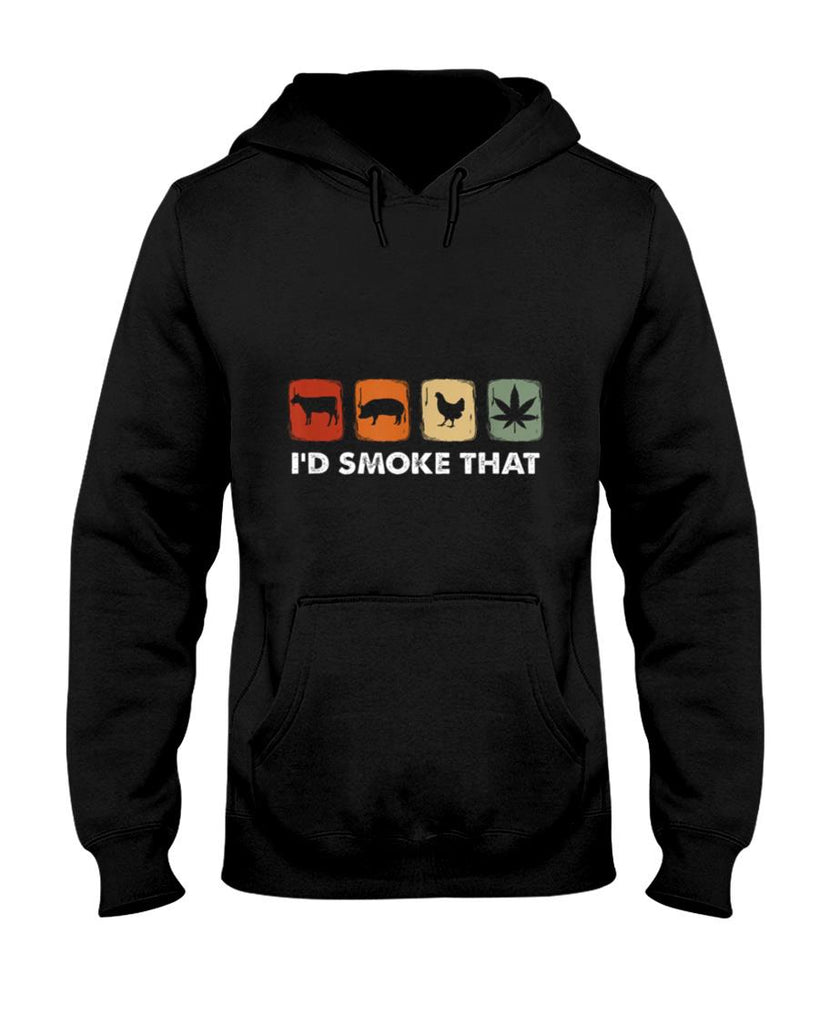 Id Smoke That Funny Marijuana Meat Smoker T-Shirt