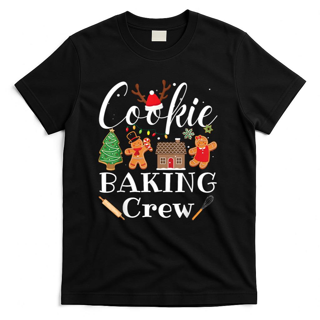 Christmas Cookie Baking Crew Family Baking Team Funny Cookie T-Shirt