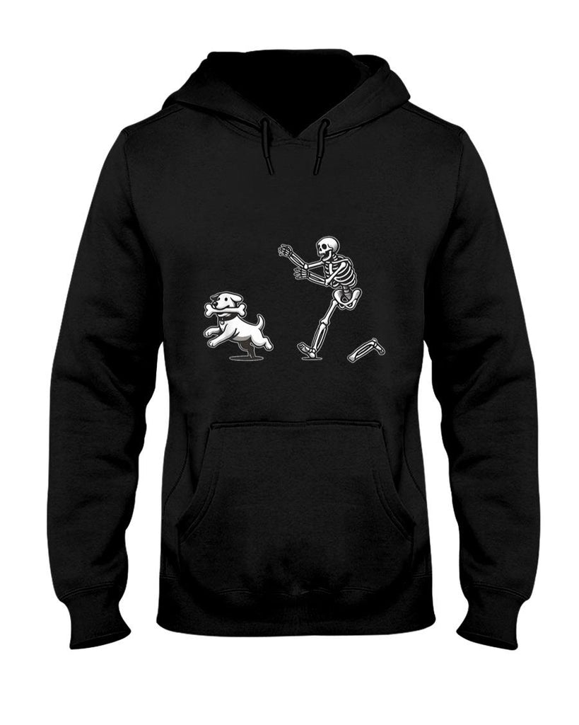 Pet Mom Halloween Shirt - Halloween Dog, Funny Skeleton, Skeleton Chasing Dog Men Women T-Shirt