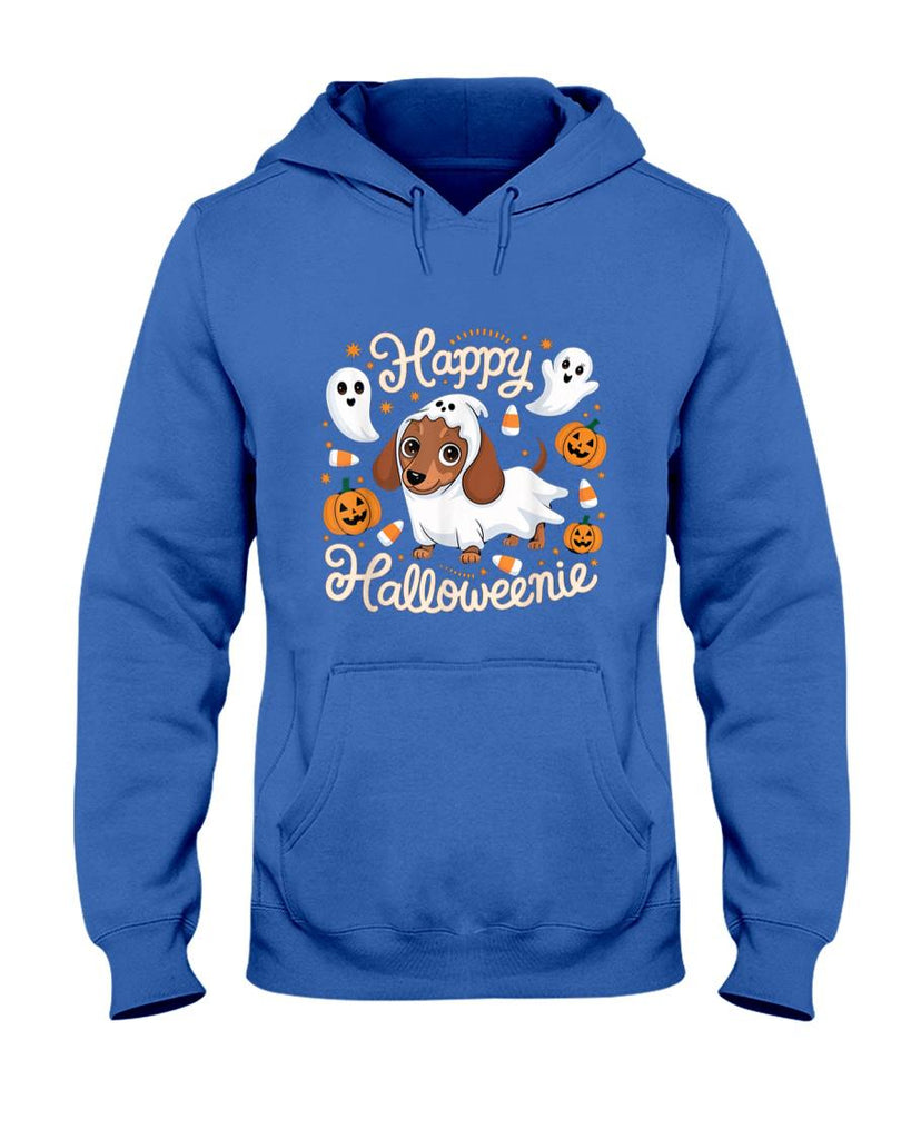 Pet Mom Halloween Shirt - Happy Halloween Dachshund Pet Owner Holiday Halloweenie T-Shirt