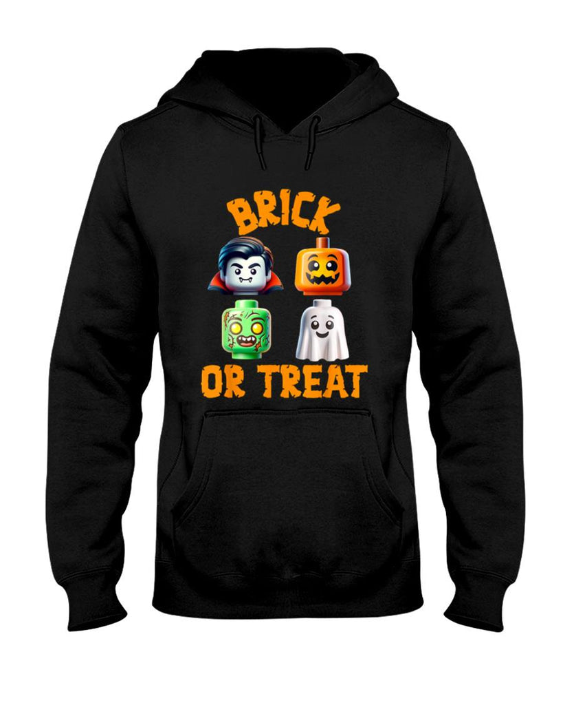 Halloween Shirt - Building Bricks Halloween Costume Brick or Treat Monsters T-Shirt