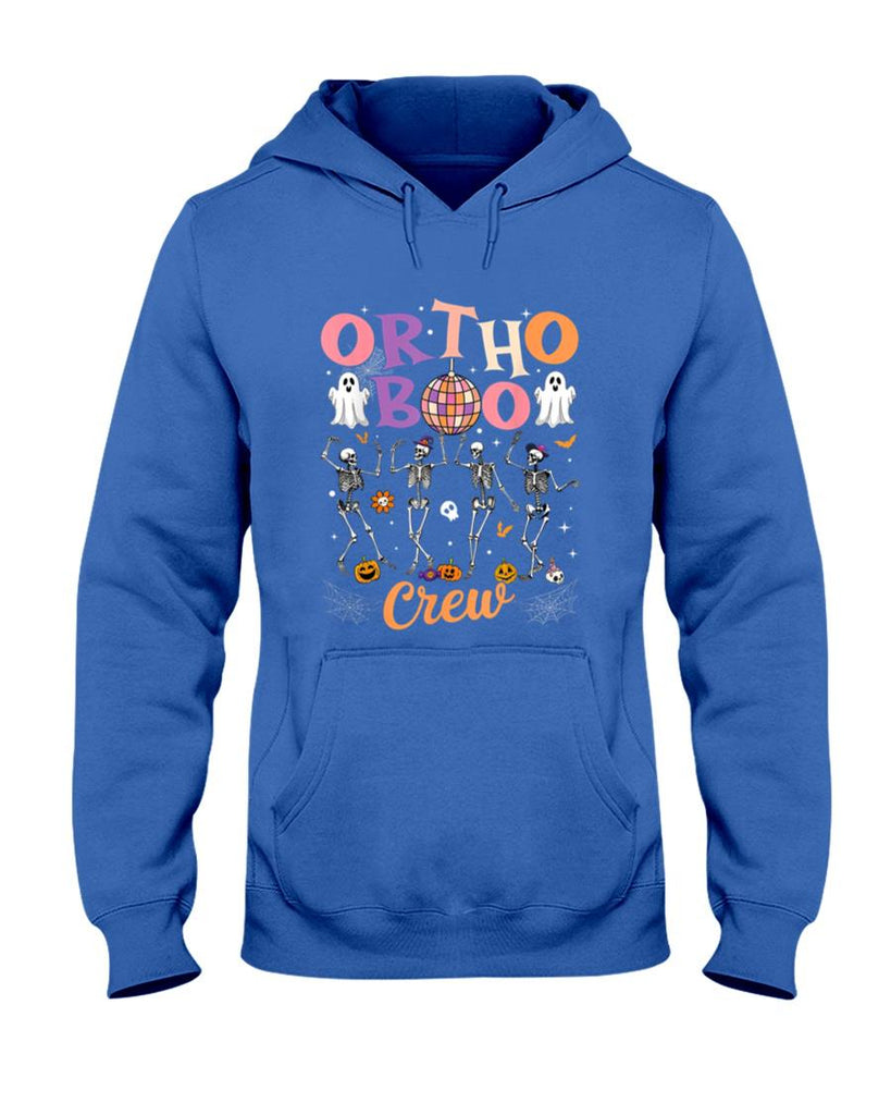 Halloween Shirt - Ortho Orthopedic Halloween Boo Crew Skeleton Dancing Nurse T-Shirt