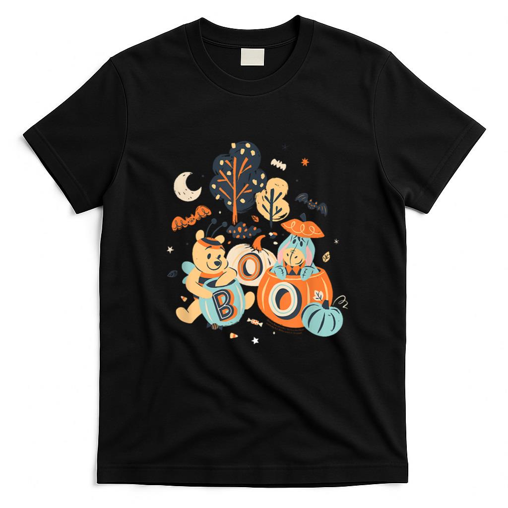 Halloween Shirt - Disney Winnie the Pooh and Eeyore Halloween Boo T-Shirt