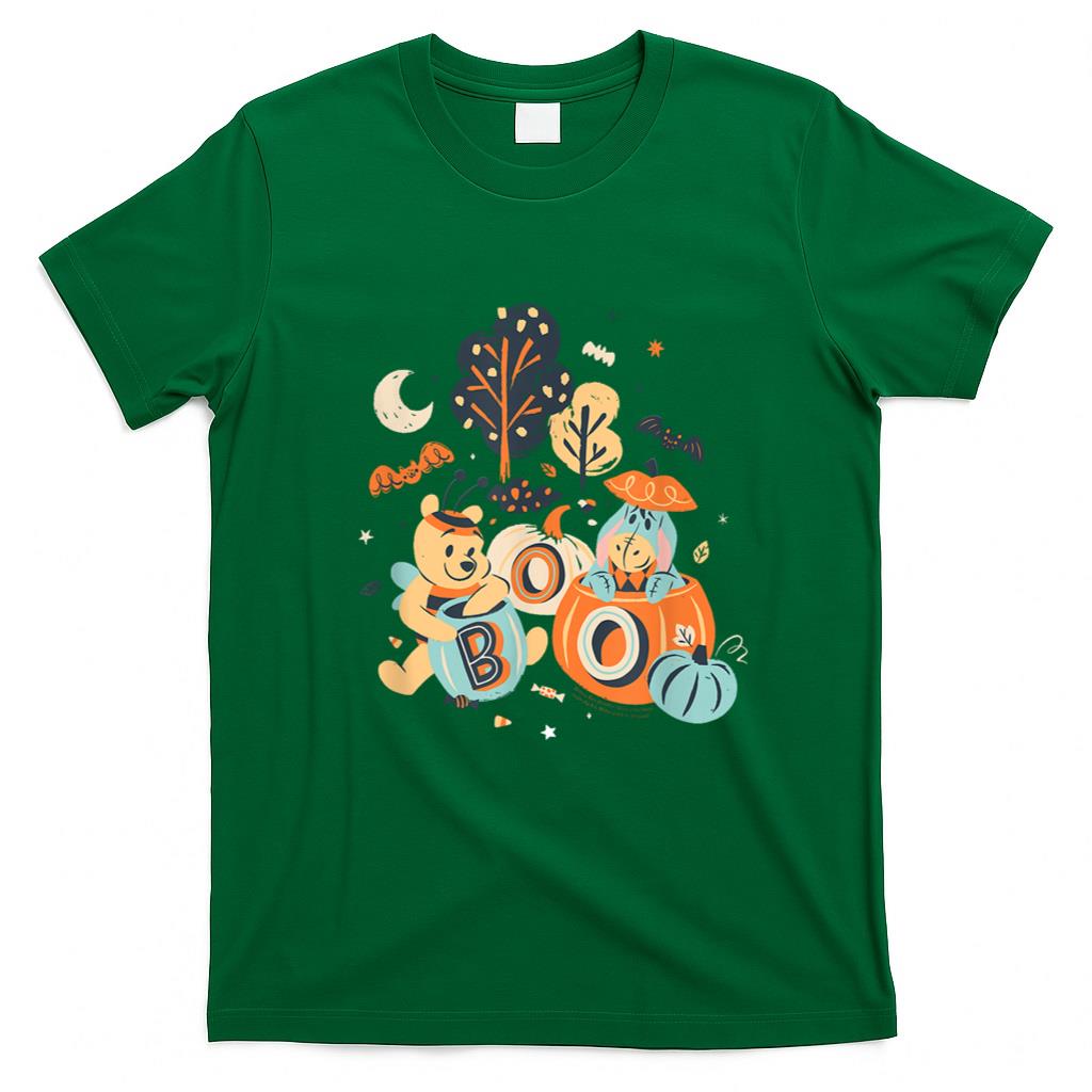 Halloween Shirt - Disney Winnie the Pooh and Eeyore Halloween Boo T-Shirt