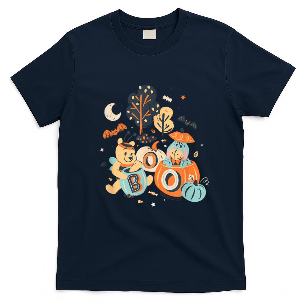 Halloween Shirt - Disney Winnie the Pooh and Eeyore Halloween Boo T-Shirt