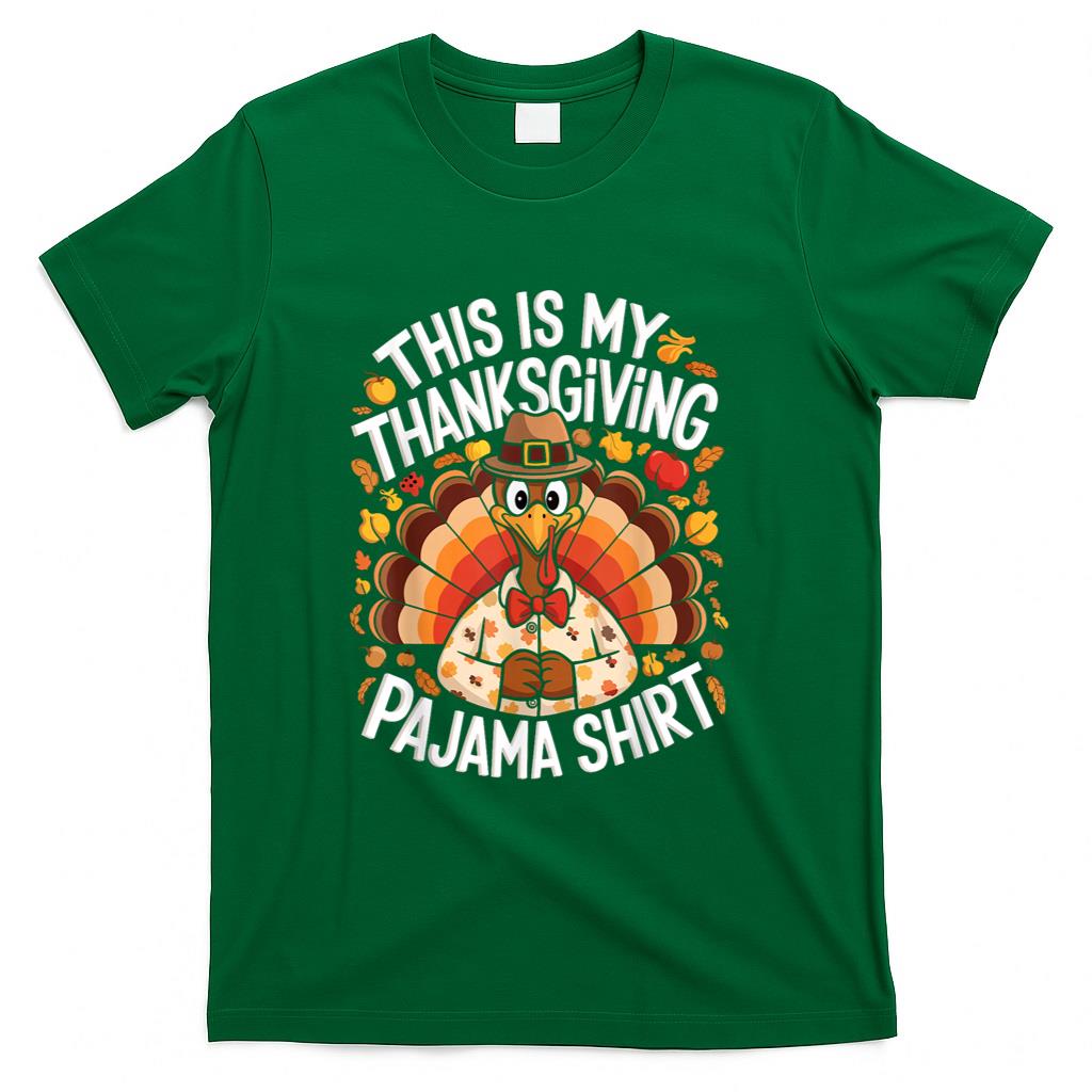 This Is My Thanksgiving Pajama Shirt Adult Kid Men Women Pjs T-Shirt