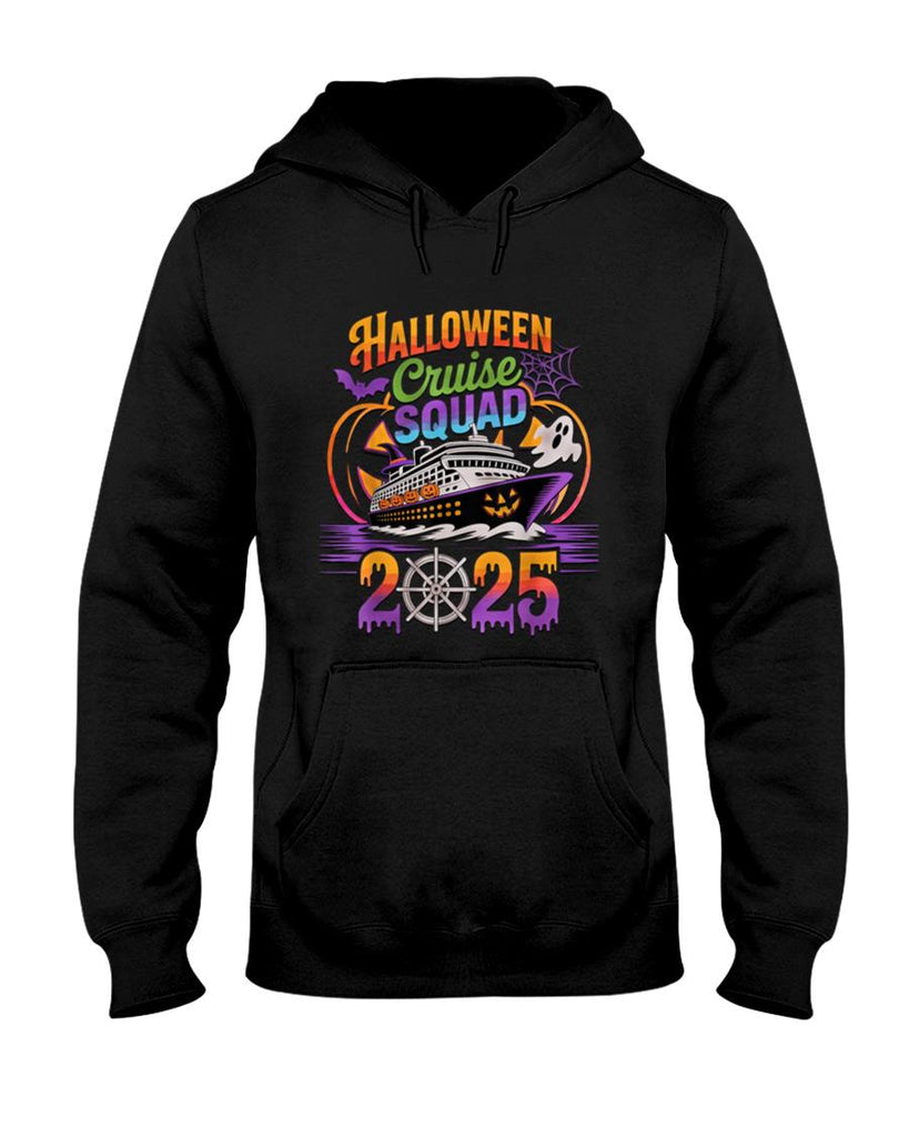 Halloween Shirt - Halloween Cruise Squad 2025 Matching Cruising Crew Vacation T-Shirt