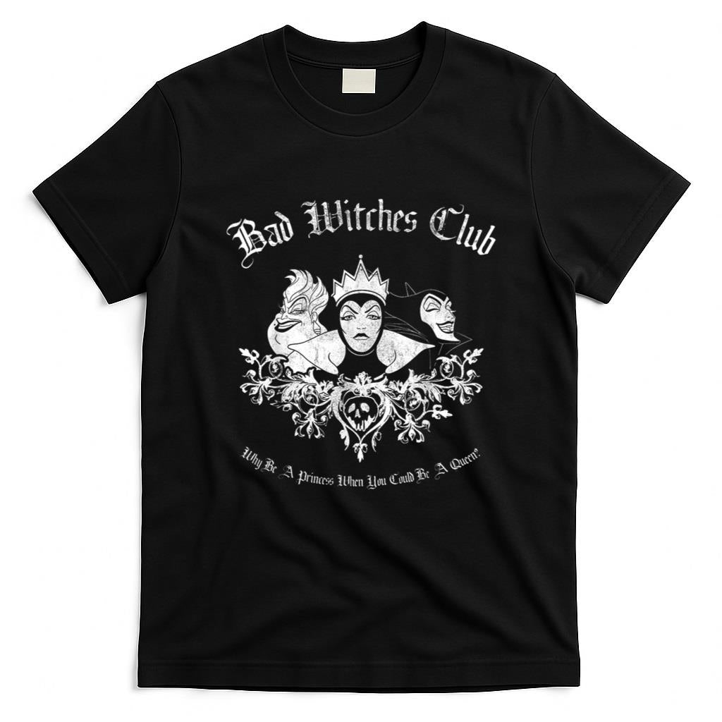 Halloween Shirt - Disney Villains Bad Witches Club Group Shot Vintage T-Shirt